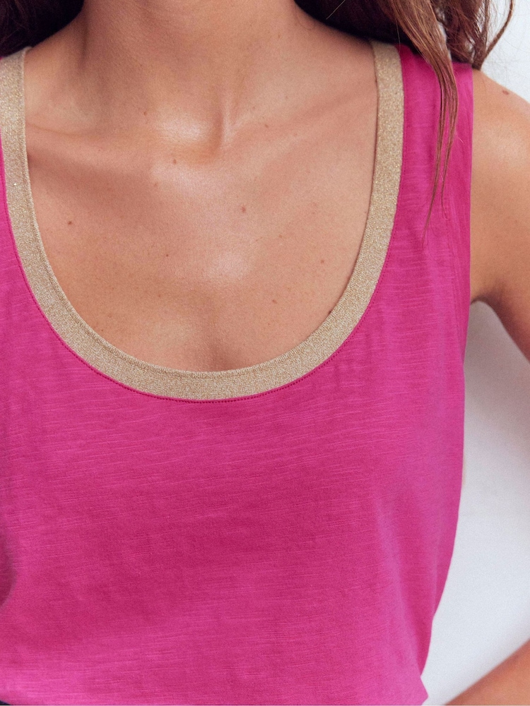 وردي - سترة ياقة مفتوحة برّاقة من Boden - Image 2 of 5