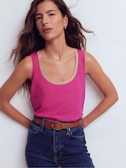 وردي - سترة ياقة مفتوحة برّاقة من Boden - Image 4 of 5