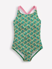 Costum de baie cu imprimeu și spate încrucișat Boden - Imaginea 1 din 3