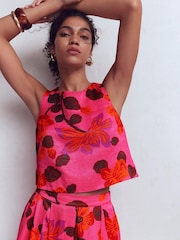 Boden Pink Occasion Shell Top - Image 1 of 6