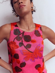 Boden Pink Occasion Shell Top - Image 2 of 6