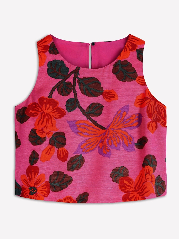 Boden Pink Occasion Shell Top - Image 6 of 6
