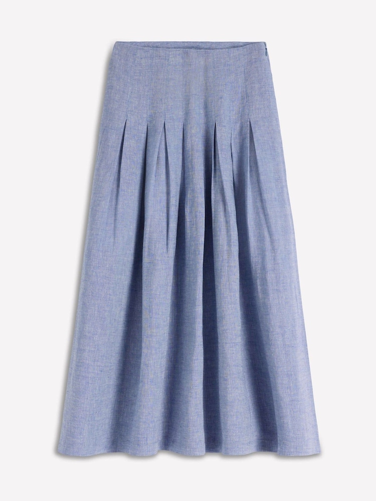 ブルー - Boden Valentinaリネンスカート - 画像 6 / 6