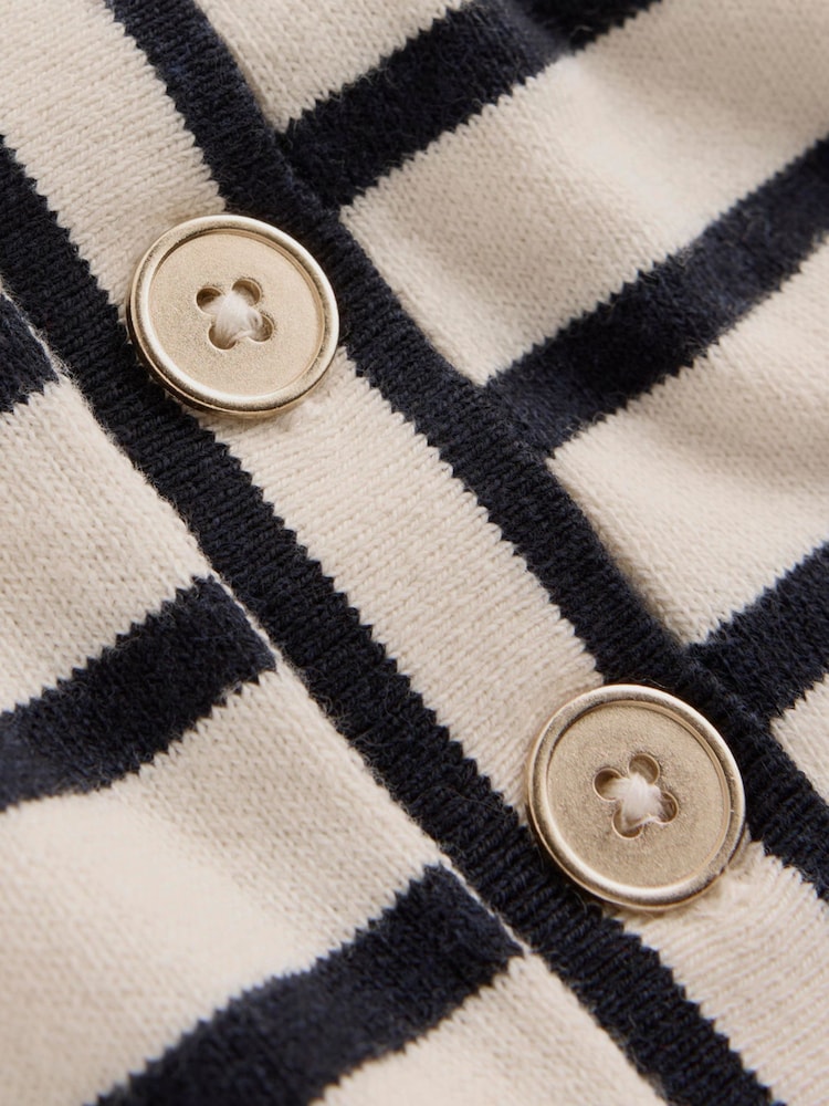 Boden Cream Liz Knitted Collared Cardigan - Image 7 of 7 Boden Cream Liz Knitted Collared Cardigan - Image 7 of 7