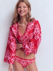 Boden Red Porto Bikini Bottoms - Image 1 of 7