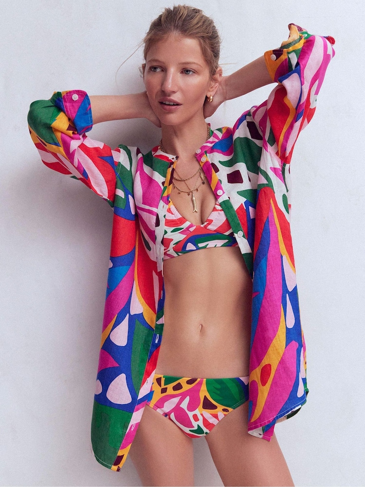 Boden Green Classic Bikini Bottoms - Image 1 of 4