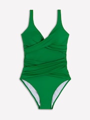 Boden Green Cross Wrap Swimsuit - Image 7 of 8