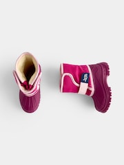 JoJo Maman Bébé Berry Pink Alpine Snow Boots - Image 4 of 4