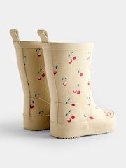 JoJo Maman Bébé Stone Cherry Wellies - Image 2 of 4