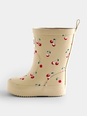 JoJo Maman Bébé Stone Cherry Wellies - Image 3 of 4