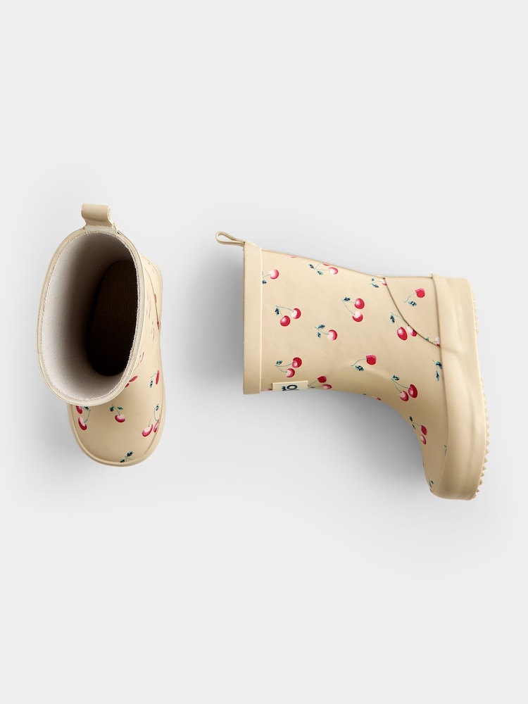 JoJo Maman Bébé Stone Cherry Wellies - Image 4 of 4