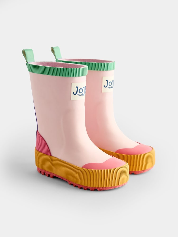 Botas de agua JoJo Maman Bébé con bloques de color - Imagen 1 de 4