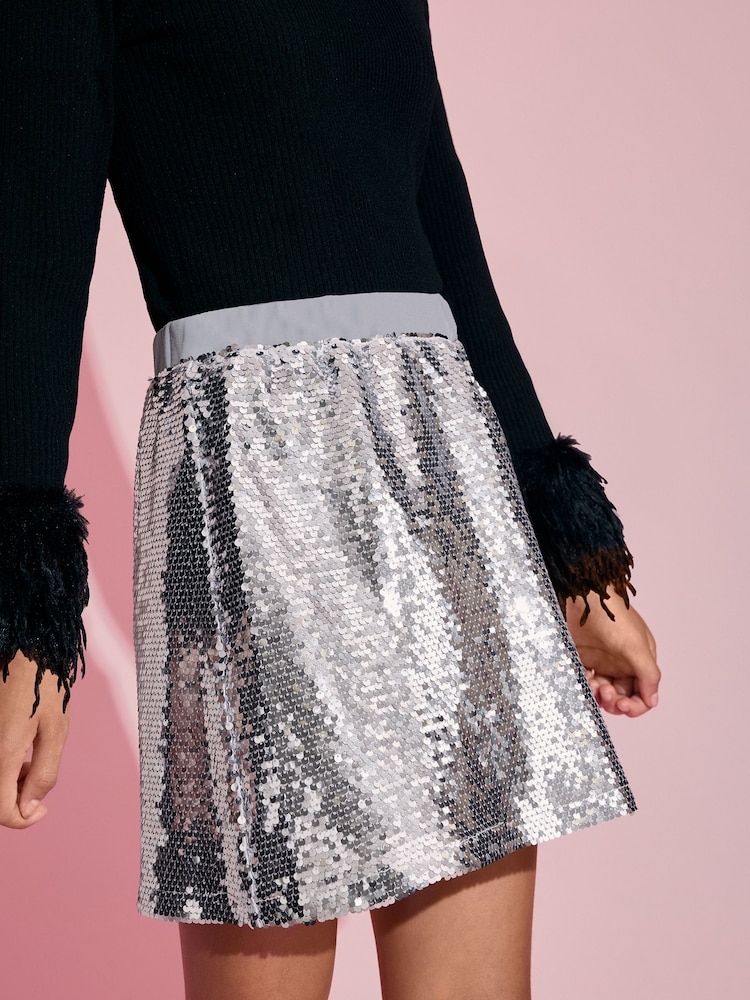 Lipsy Sequin Party Skirt (5-14yrs) - Kuva 2 / 5