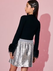Lipsy Sequin Party Skirt (5-14yrs) - Kuva 4 / 5
