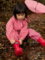 JoJo Maman Bébé Red Plain Wellies - Image 1 of 5