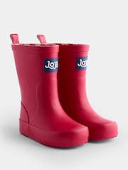JoJo Maman Bébé Red Plain Wellies - Image 2 of 5