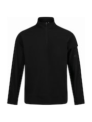 Luke 1977 Black Gran Paradiso Cogne Zip Through Sweatshirt - Image 4 of 7