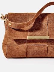 Mint Velvet Lara Suede Woven Cross-Body Bag - תמונה 6 מתוך 6