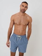 Threadbare – schnell trocknende Badeshorts mit tropischem Print, 2er-Pack - Bild 4 von 6