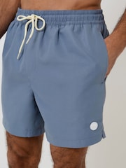 Threadbare – schnell trocknende Badeshorts mit tropischem Print, 2er-Pack - Bild 5 von 6