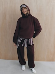 self. Berry Red Premium Hoodie - Image 3 of 5