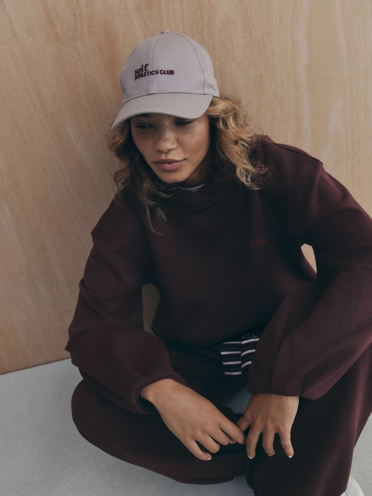 self. Berry Red Premium Hoodie - Image 5 of 5