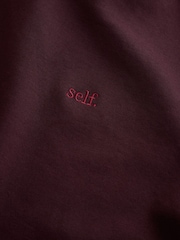 self. Berry Red Premium Hoodie - Image 7 of 9