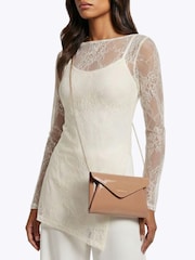 Carvela Brown Megan Envelope Clutch Bag - Image 1 of 5
