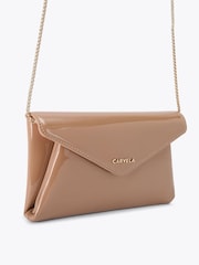 Carvela Brown Megan Envelope Clutch Bag - Image 3 of 5
