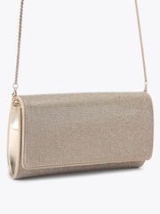 Carvela Gold Gemma Clutch Bag - Image 2 of 4