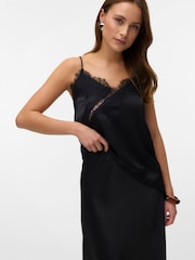 VERO MODA Black Lace Trim Cami - Image 3 of 5