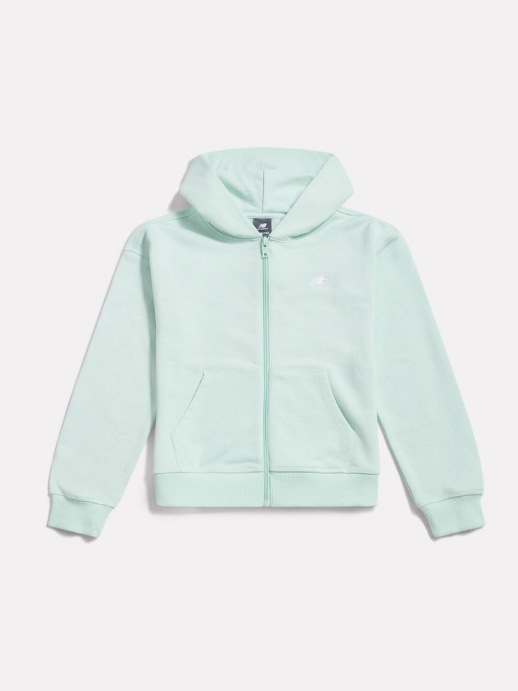 New Balance Mint Green Small French Terry Logo Hoodie - Image 1 of 3