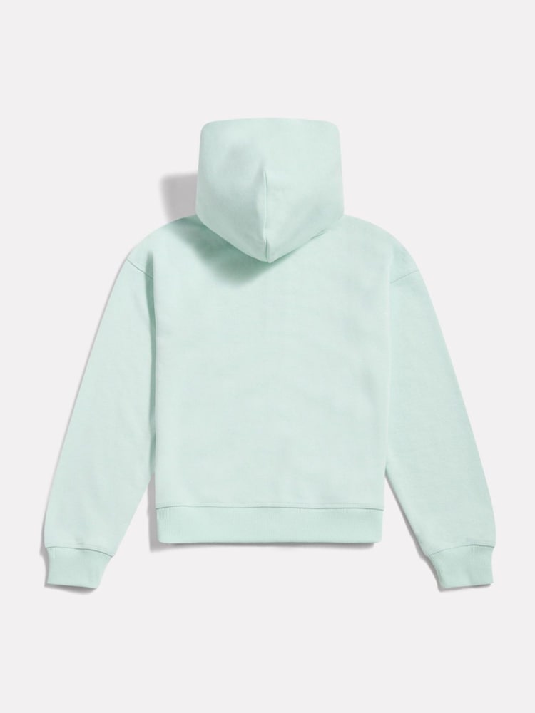 New Balance Mint Green Small French Terry Logo Hoodie - Image 2 of 3