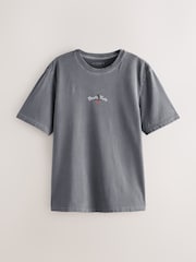 Grey Death Note Relaxed Back Print T-Shirt - Image 6 of 10