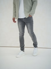 CAPO Grey Capo Slim Fit Denim Jeans - Image 1 of 5