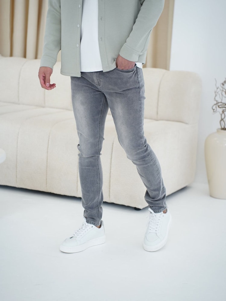 CAPO Grey Capo Slim Fit Denim Jeans - Image 5 of 5