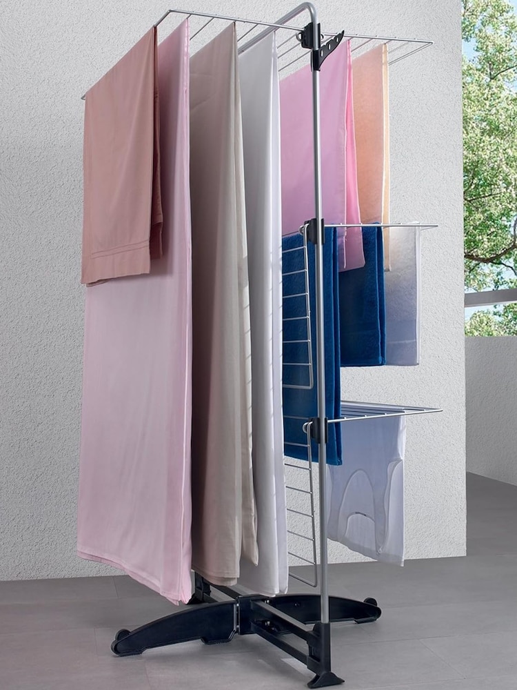 metaltex Grey Storm 3 Tier Laundry Dryer - Image 1 of 5