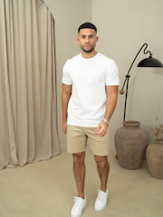 CAPO Natural Chino Side Adjuster Shorts - Image 2 of 3