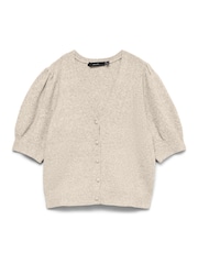 VERO MODA Kurzarm Strickjacke mit V-Ausschnitt - Bild 5 von 5