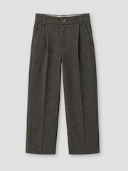 Angel & Rocket Brown Benjamin Smart Check Trousers - Image 4 of 5