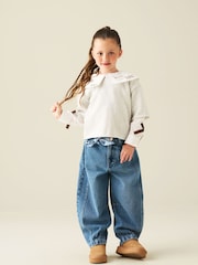 Angel & Rocket Blue Arli Relaxed Fit Jeans - Image 3 of 8