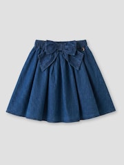 Angel & Rocket Blue Annie Denim Bow Skirt - Image 5 of 6