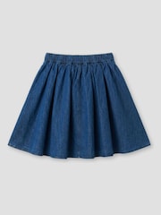 Angel & Rocket Blue Annie Denim Bow Skirt - Image 7 of 7
