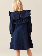 Angel & Rocket Blue Paige Denim Collar Dress - Image 2 of 6