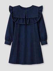 Angel & Rocket Blue Paige Denim Collar Dress - Image 5 of 6