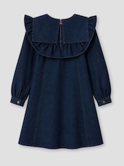 Angel & Rocket Blue Paige Denim Collar Dress - Image 6 of 6