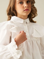 Angel & Rocket White Isla Woven Shirt - Image 3 of 5