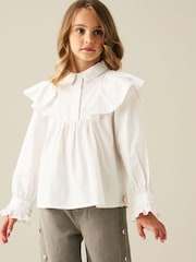 Angel & Rocket White Isla Woven Shirt - Image 4 of 5