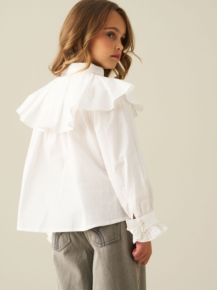 Angel & Rocket White Isla Woven Shirt - Image 5 of 5