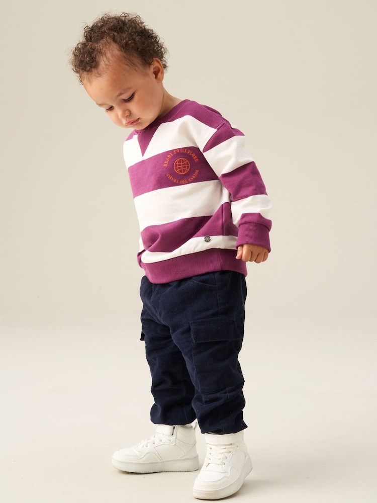 Angel & Rocket Blue Axel Cord Trousers - Image 1 of 2 Angel & Rocket Blue Axel Cord Trousers - Image 1 of 2